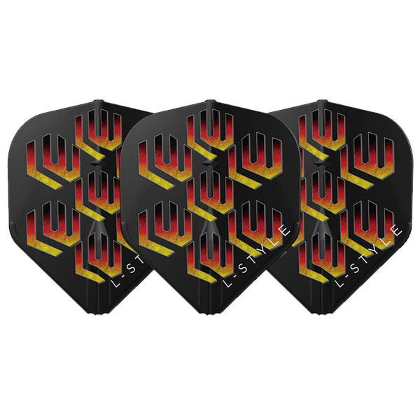 L-Style Lukas Wenig L-Flight PRO L1 Standard Flights - Black-1-Premier Darts
