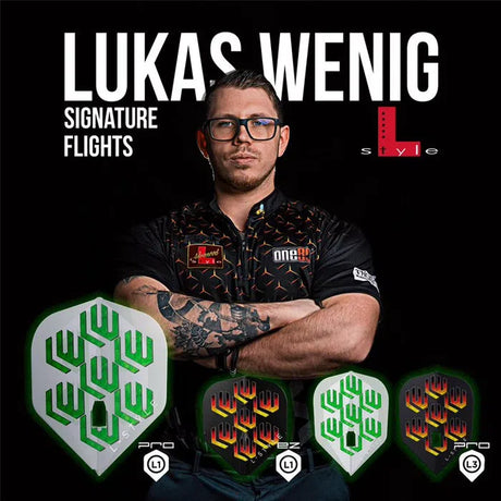 L-Style Lukas Wenig L-Flight PRO L3 Standard Flights - Black