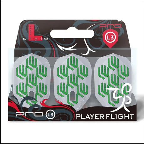 L-Style Lukas Wenig L-Flight PRO L3 Standard Flights - Clear White