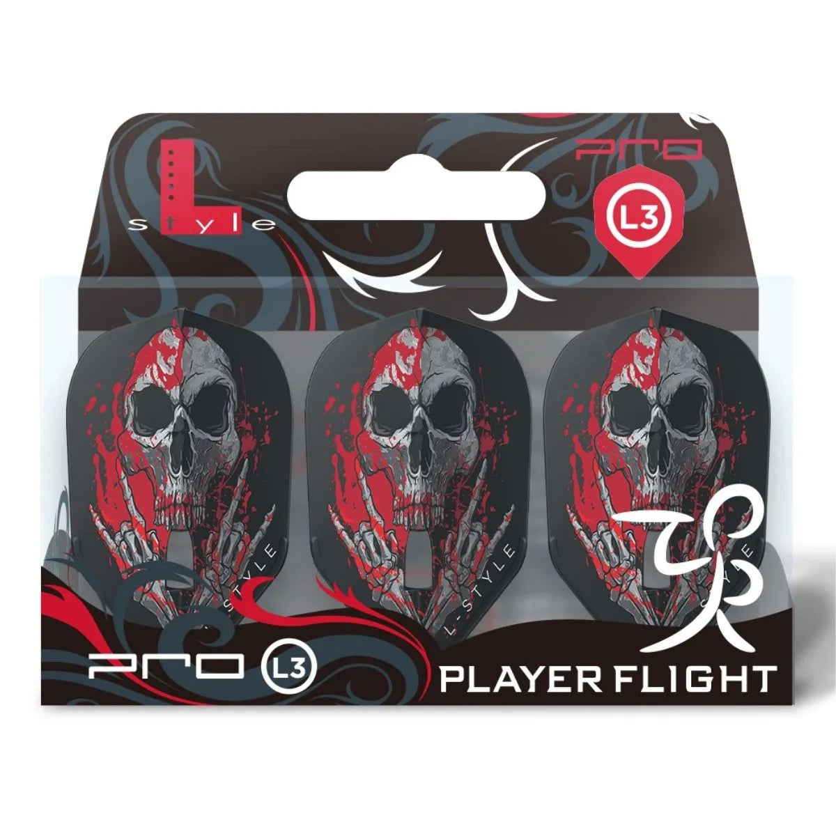 L-Style Darts L-Flight PRO L3 Ryan Searle V3 Black Flights-3-Premier Darts