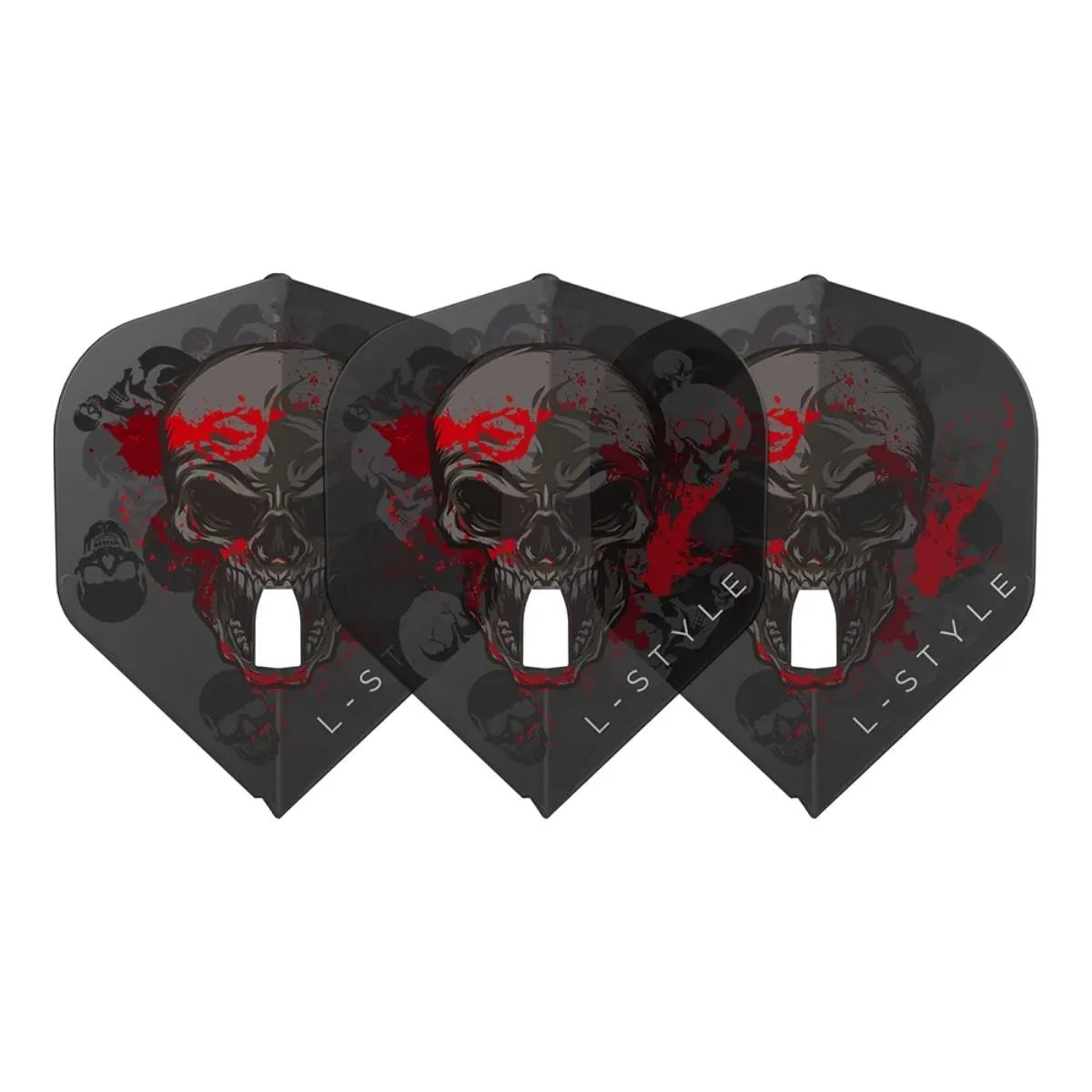L-Style Darts L-Flight PRO L1 Ryan Searle V2 Clear Black Flights-2-Premier Darts