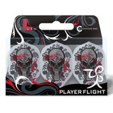 L-Style Darts L-Flight PRO L1 Ryan Searle V2 Clear White Flights-3-Premier Darts