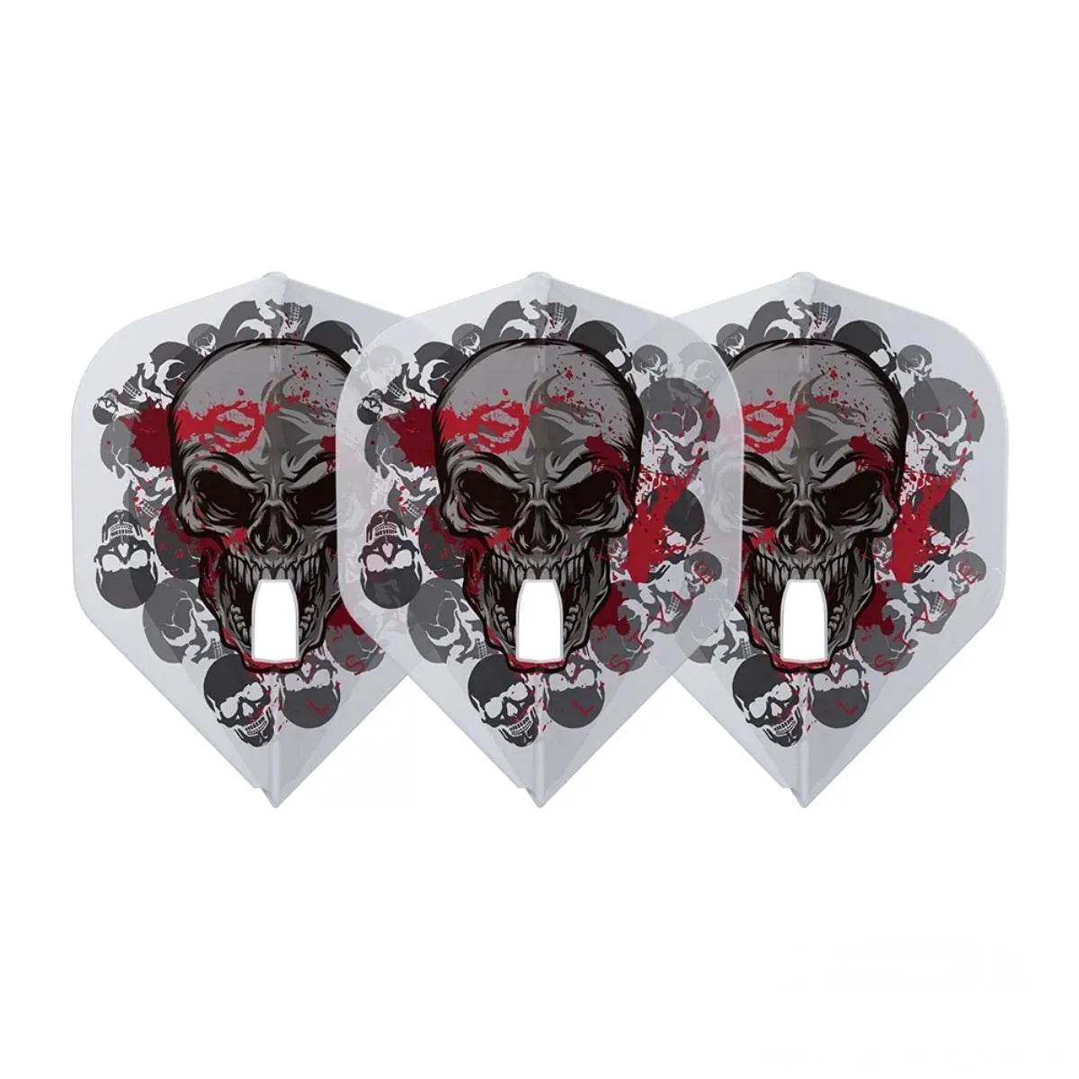 L-Style Darts L-Flight PRO L1 Ryan Searle V2 Clear White Flights-2-Premier Darts