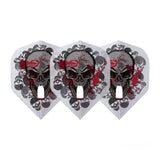 L-Style Darts L-Flight PRO L1 Ryan Searle V2 Clear White Flights-2-Premier Darts