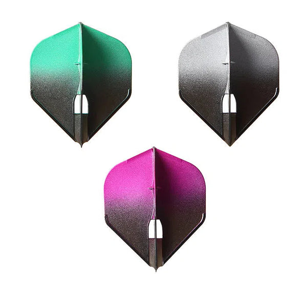 L-Style Two Tone L1 Pro Standard Black Flights-1-Green-Premier Darts