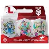 L-Style Wayne Mardle L1 EZ Type B White Darts Flights