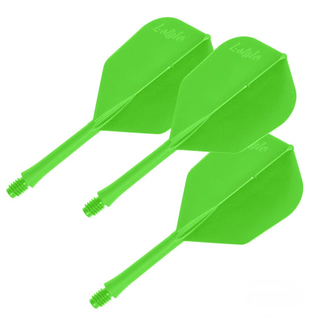 L-Style BarFlight L3 2BA Flight and Shaft System-7-Neon Green-Premier Darts