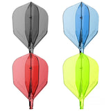 L-Style Darts L-System L3 Replacement Flight-1-Clear Black-Premier Darts