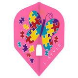 L-Style Darts L-Flight PRO L1 Fallon Sherrock V2 Pink Flights-3-Premier Darts