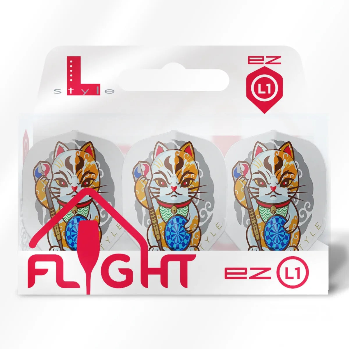 L-Style Kevin Chatte V1 EZ L1 Standard Flights-3-Premier Darts