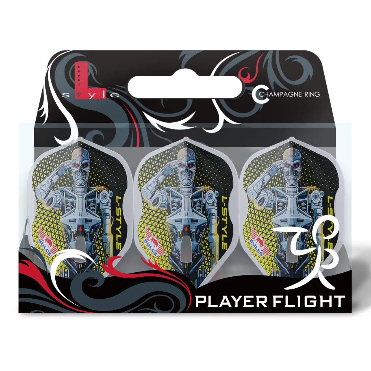 L-Style Marvin van Velzen L1 PRO Clear White Dart Flights
