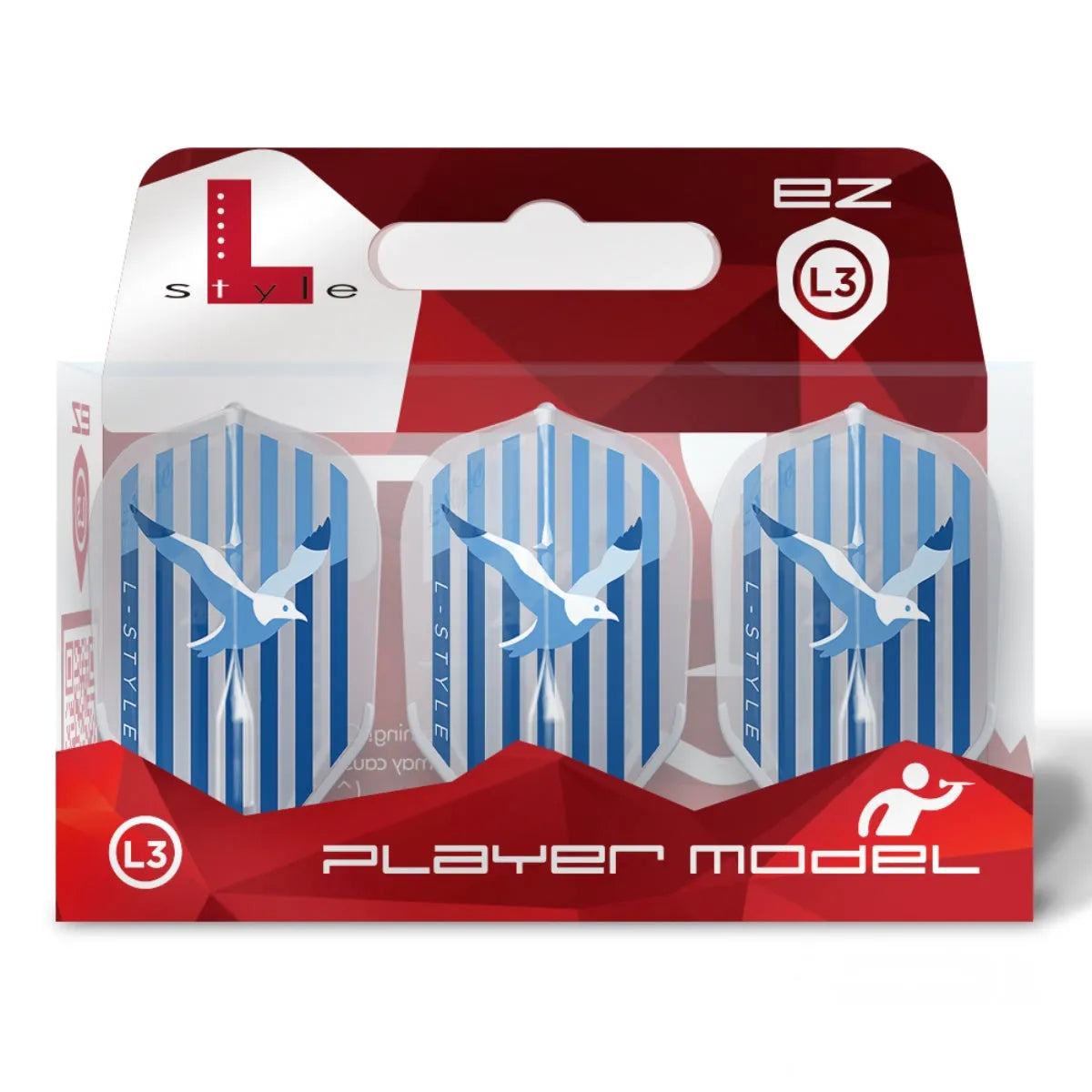 L-Style Tavis Dudeney V1 EZ L3 Standard Flights-3-Premier Darts
