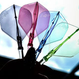 L-Style Darts L-System L1 All-In-One Flights-3-Clear Black-Short-Premier Darts