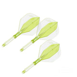 L-Style Darts L-System All-In-One Flights-15-Neon Yellow-Intermediate-Premier Darts