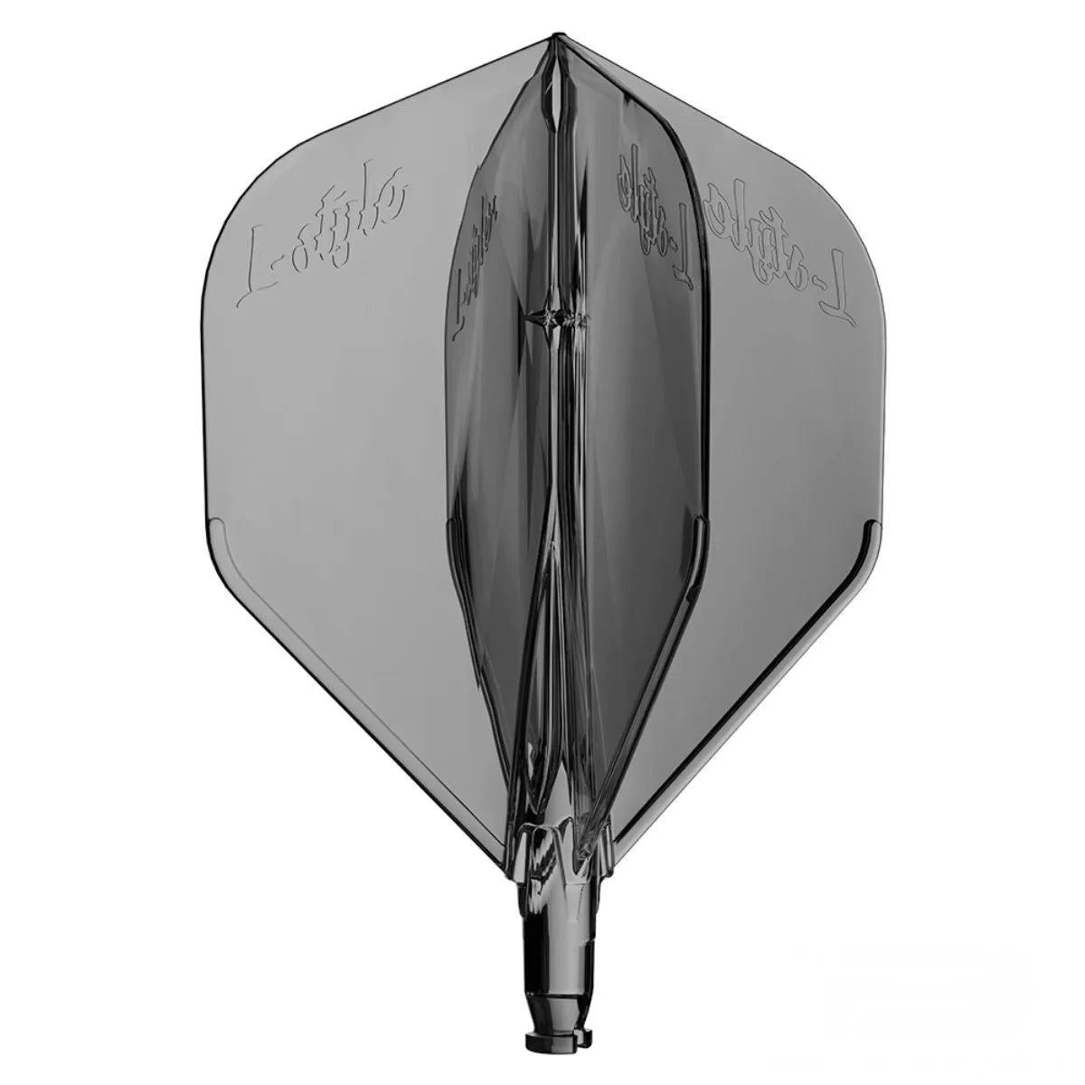 L-Style Darts L-System L1 Replacement Flight - Single-3-Clear Black-Premier Darts