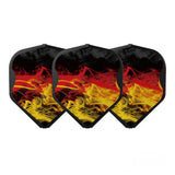L-Style Darts L-Flight EZ L1 RYB Series V1 Type D Flights-6-Black-Premier Darts