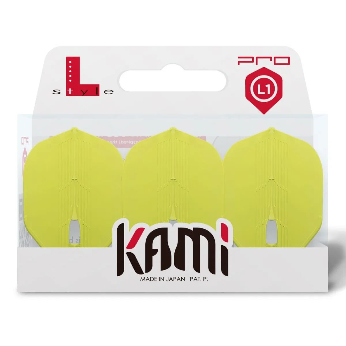 L-Style Darts L-Flight PRO KAMI L1 Neon Flights-14-Green-Premier Darts