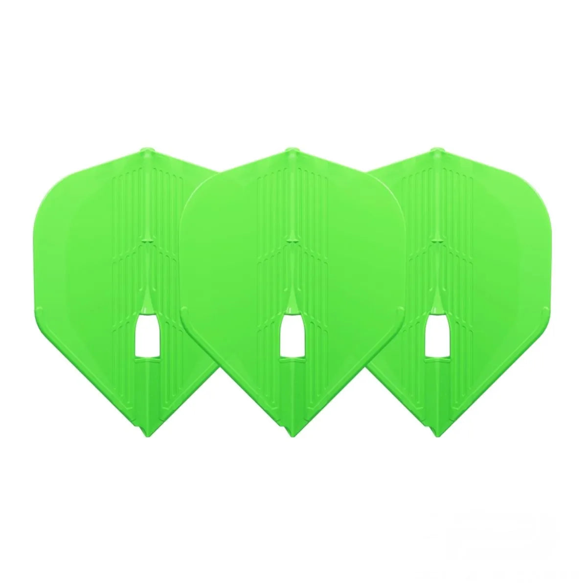L-Style Darts L-Flight PRO KAMI L1 Neon Flights-4-Green-Premier Darts
