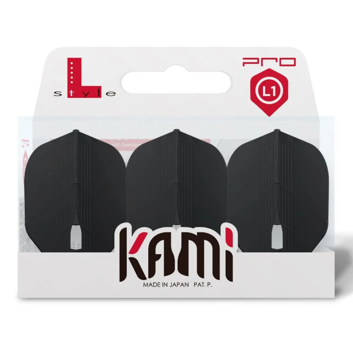 L-Style Darts L-Flight PRO KAMI L1 Flights-5-Black-Premier Darts