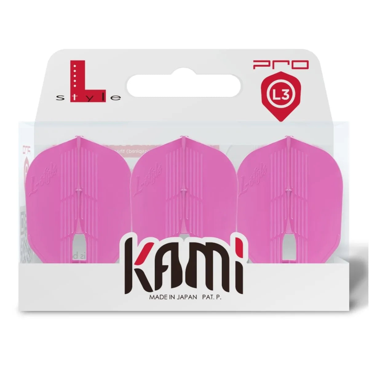 L-Style Darts L-Flight PRO KAMI L3 Pink Flights-3-Pink-Premier Darts