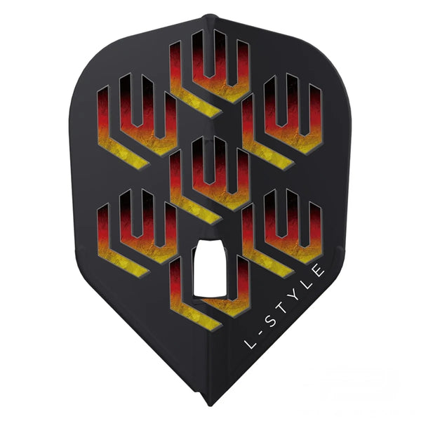 L-Style Darts L-Flight PRO L3 Lukas Wenig V1 Black Flights