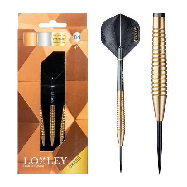 Loxley CuZN 04 Steel Tip Brass Darts-1-14 GRAM-Premier Darts