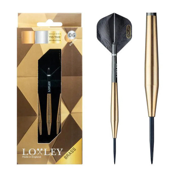 Loxley CuZN 06 Steel Tip Brass Darts-1-15 GRAM-Premier Darts