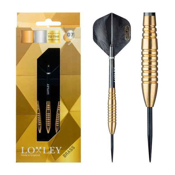 Loxley CuZN 07 Steel Tip Brass Darts-1-13.5g-Premier Darts