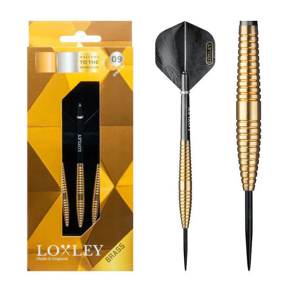 Loxley CuZN 09 Steel Tip Brass Darts-1-15 GRAM-Premier Darts