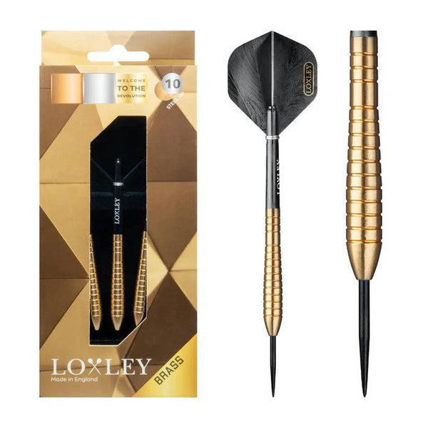 Loxley CuZN 10 Steel Tip Brass Darts-1-15 GRAM-Premier Darts