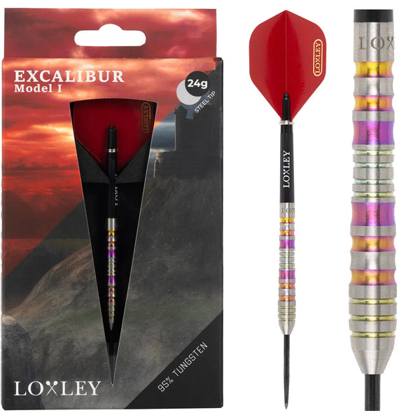 Loxley Excalibur Model 1 95% Tungsten Steel Tip Darts-1-22 GRAM-Premier Darts