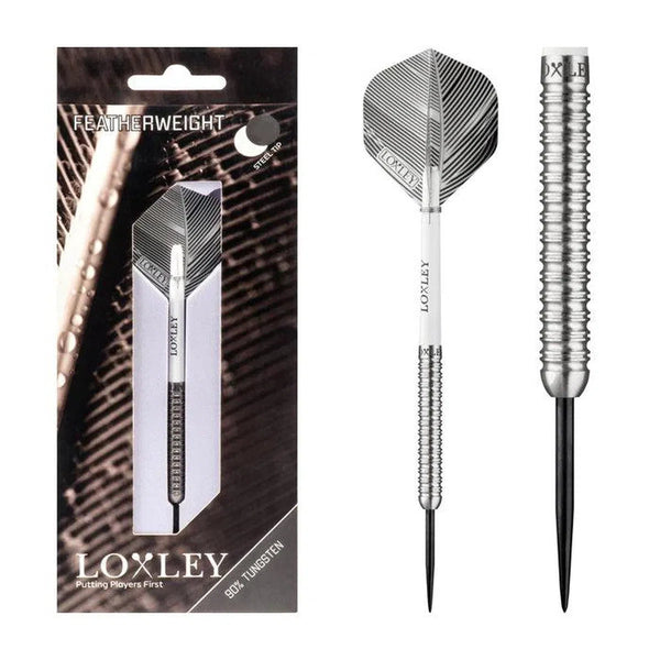 Loxley Featherweight Black 90% Tungsten Steel Tip Darts-1-16 GRAM-Premier Darts