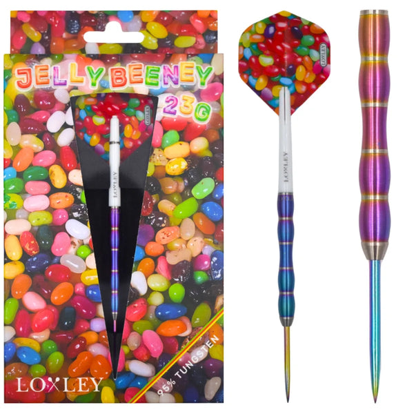 Loxley Jelly Beeney 95% Tungsten Steel Tip Darts-1-23 GRAM-Premier Darts