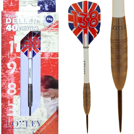 Loxley Keith Deller 40th Anniversary Edition 90% Tungsten Darts