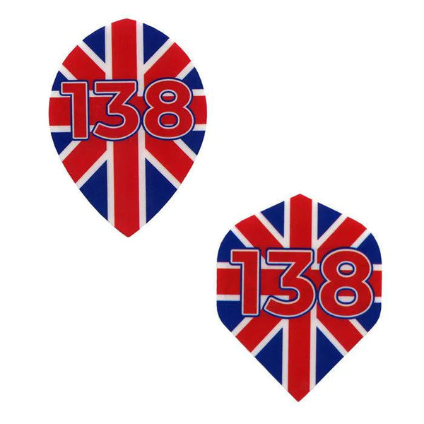 Loxley Keith Deller Flights-1-Pear-Premier Darts