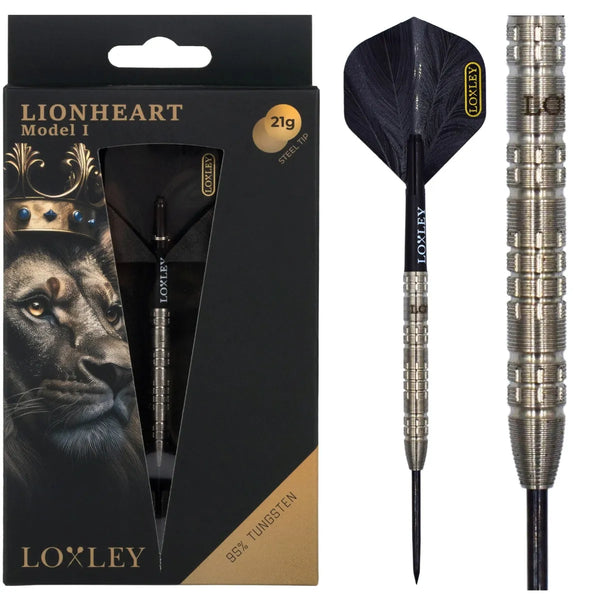 Loxley Lionheart Model 1 95% Tungsten Steel Tip Darts-1-21 GRAM-Premier Darts