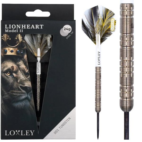 Loxley Lionheart Model 2 95% Tungsten Steel Tip Darts-1-22 GRAM-Premier Darts