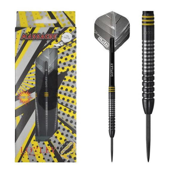 Loxley Massacre 90% Tungsten Steel Tip Darts-1-23 GRAM-Premier Darts