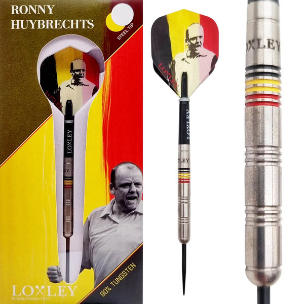 Loxley Ronny Huybrechts 90% Tungsten Steel Tip Darts-1-22 GRAM-Premier Darts