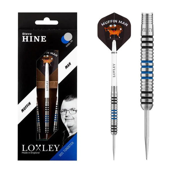 Loxley Steve Hine 90% Tungsten Steel Tip Darts-1-23.5g-Premier Darts