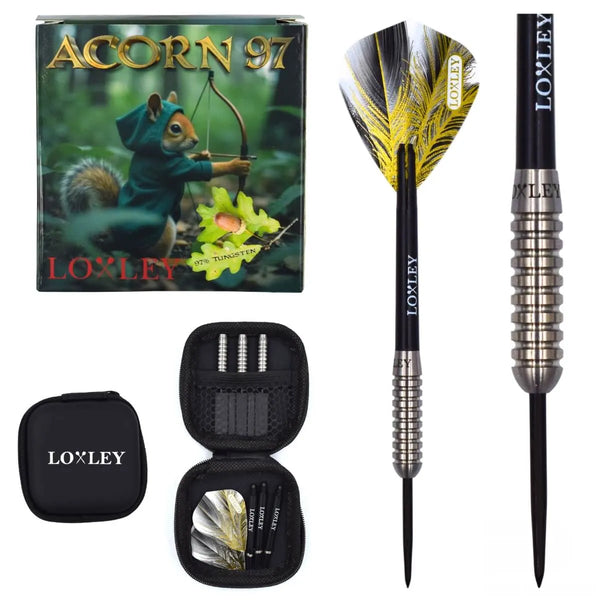 Loxley Acorn 97 97% Tungsten Steel Tip Darts-1-16.5 GRAM-Premier Darts