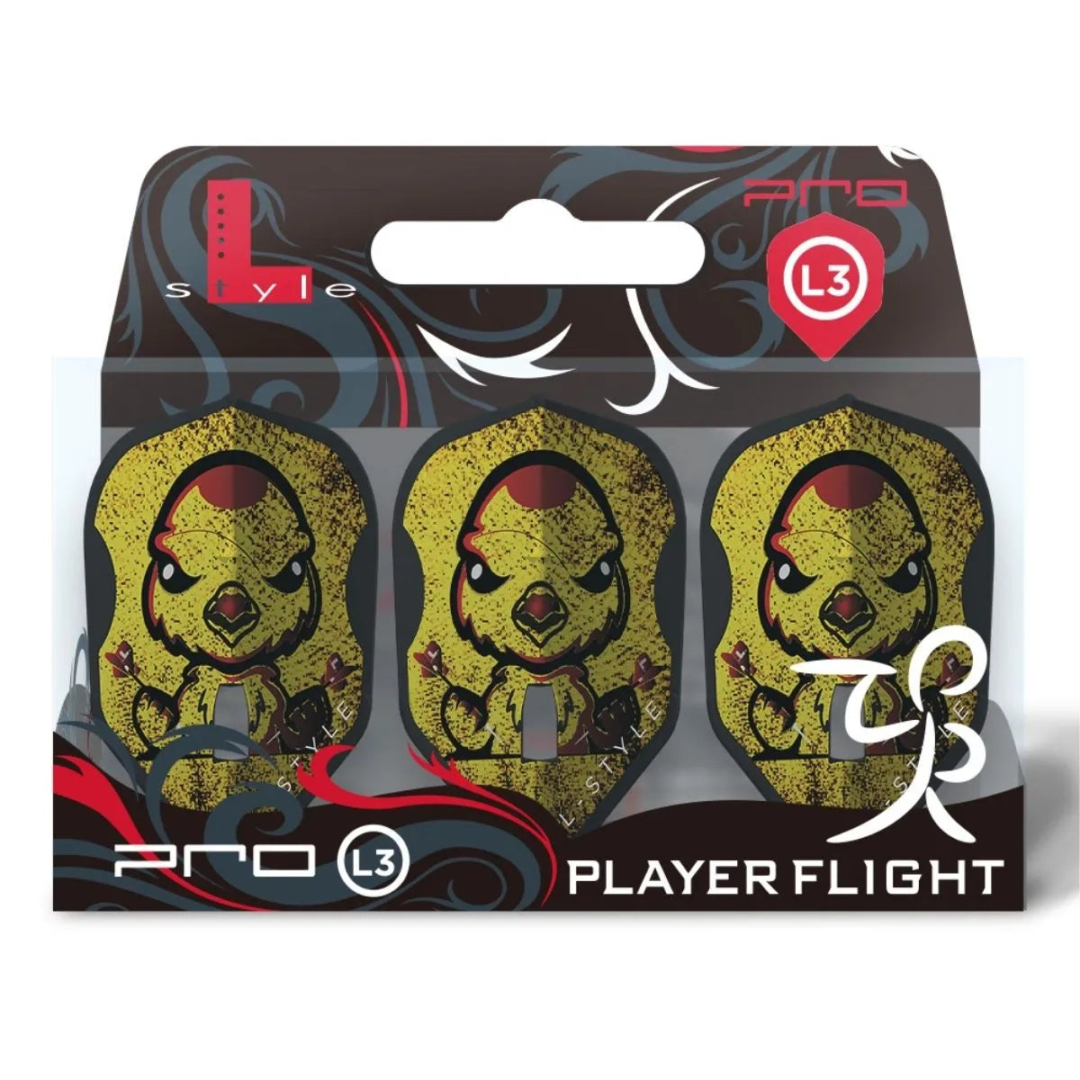 L-Style Darts L-Flight PRO L3 Lylian le Calvez V1 Black Flights