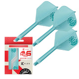Target Japan Exclusive Edition Aquamarine K-Flex Flight System No6-9-Medium-Premier Darts