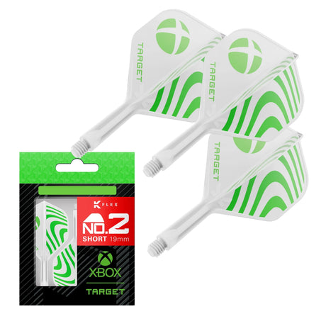 Target Darts | XBOX K-Flex Flight System No2-7-Short-Premier Darts