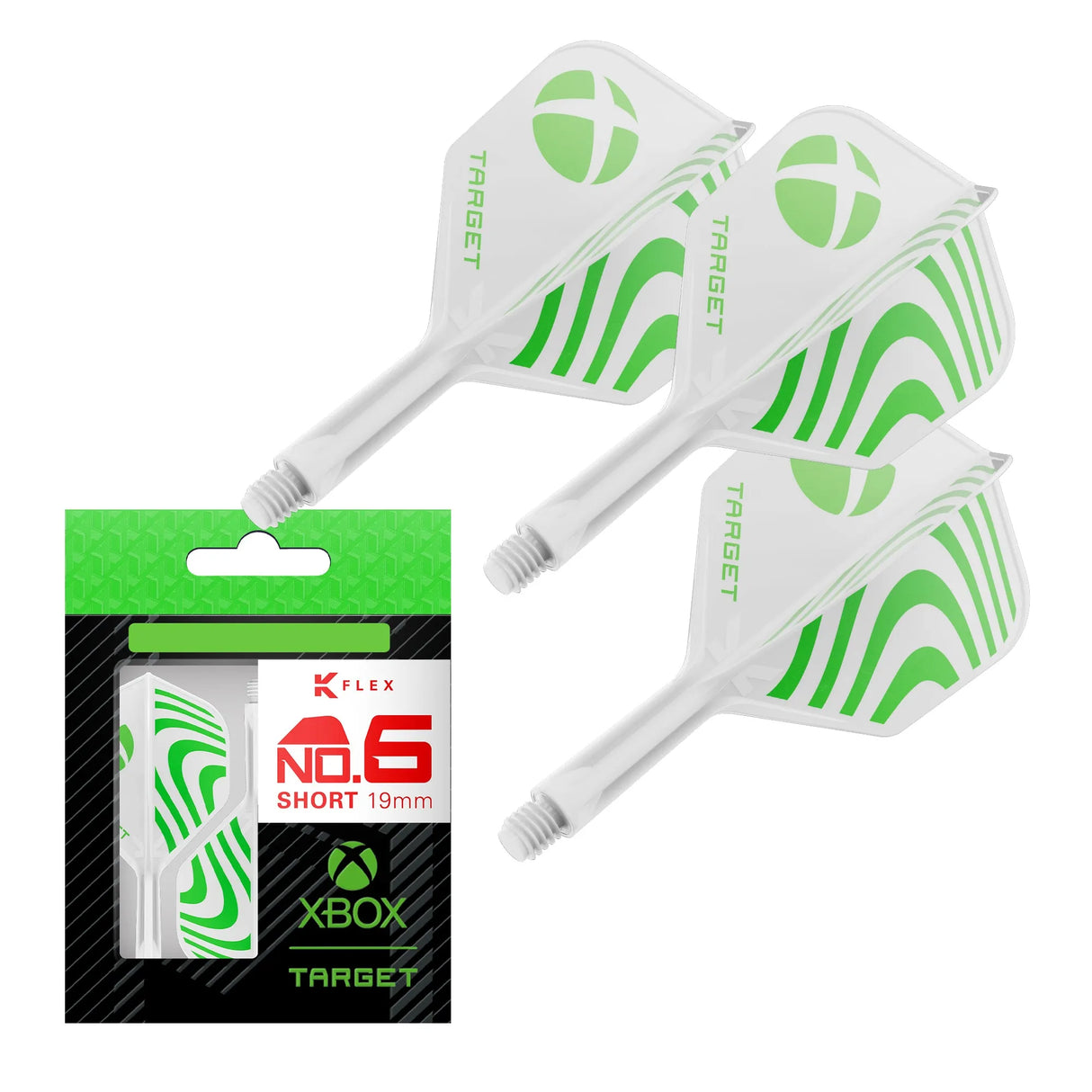 Target Darts | XBOX K-Flex Flight System No6-9-Short-Premier Darts