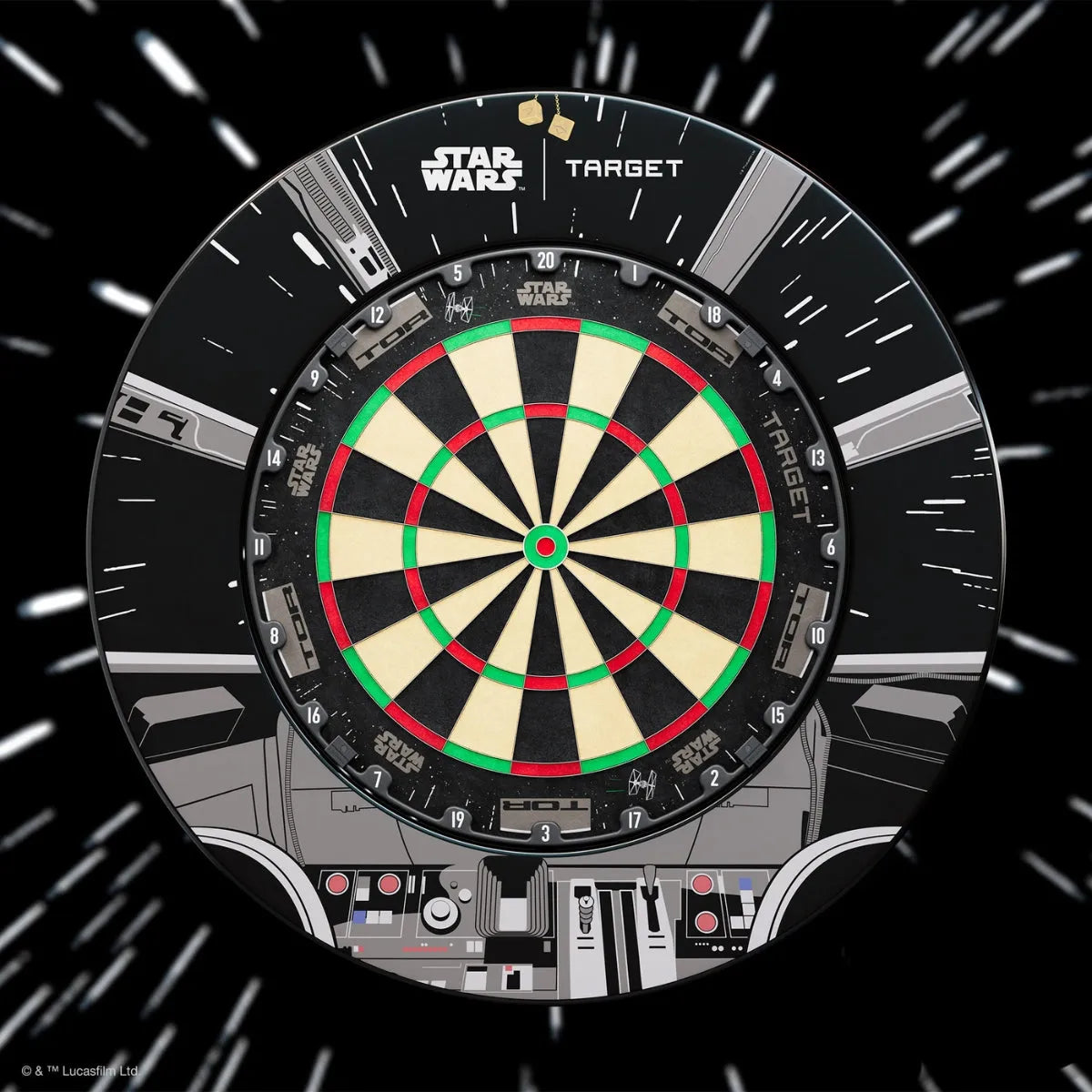 Target Darts Millennium Falcon Surround and TOR Board Bundle