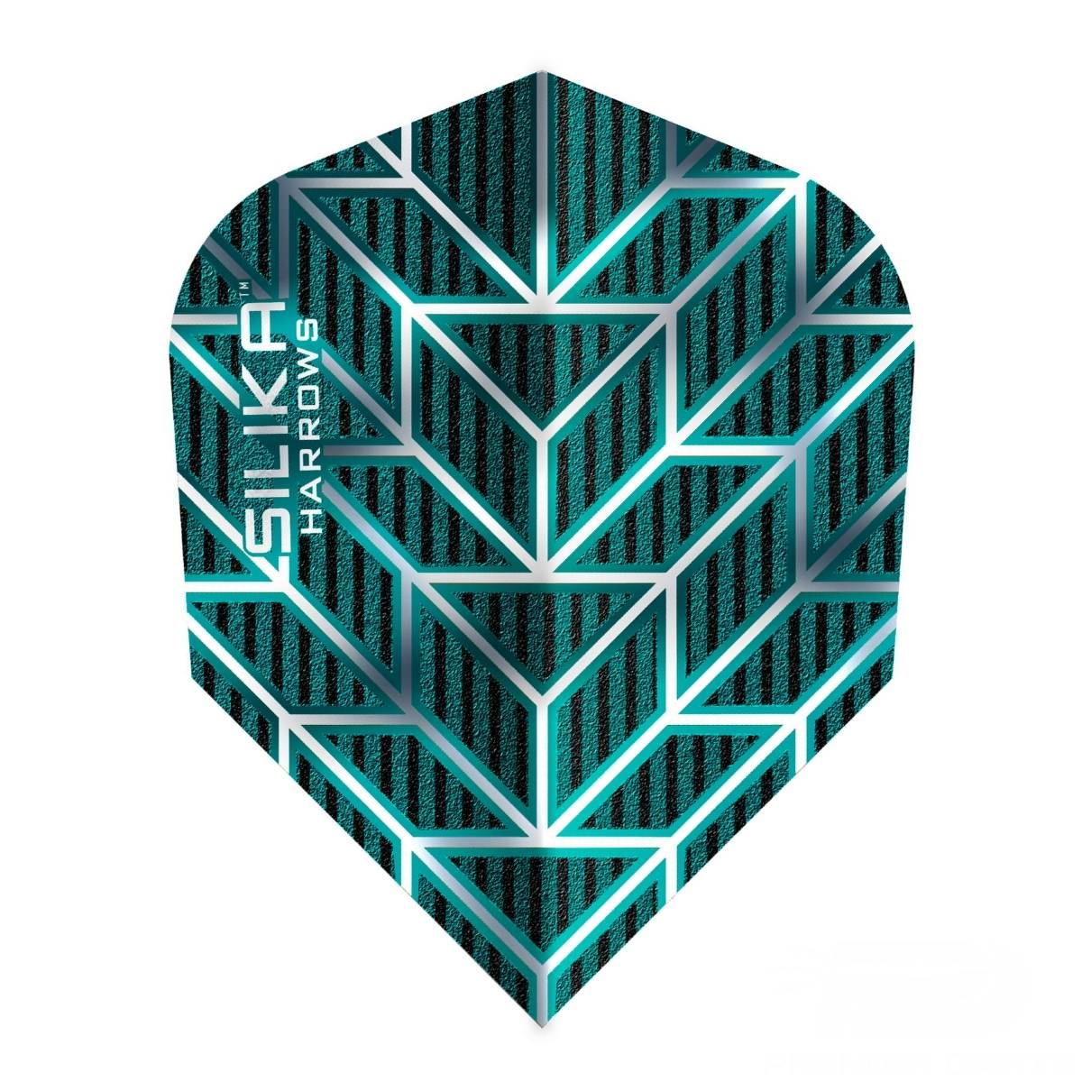 Harrows Monarch Silika Standard Flights-2-Jade-Premier Darts