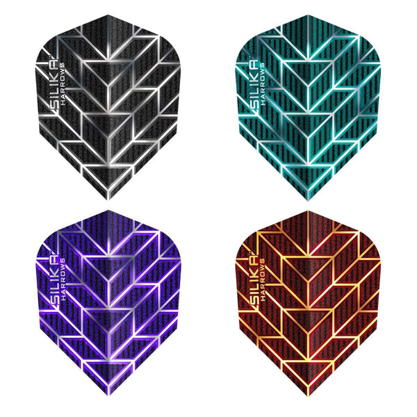 Harrows Monarch Silika Standard Flights-1-Jade-Premier Darts