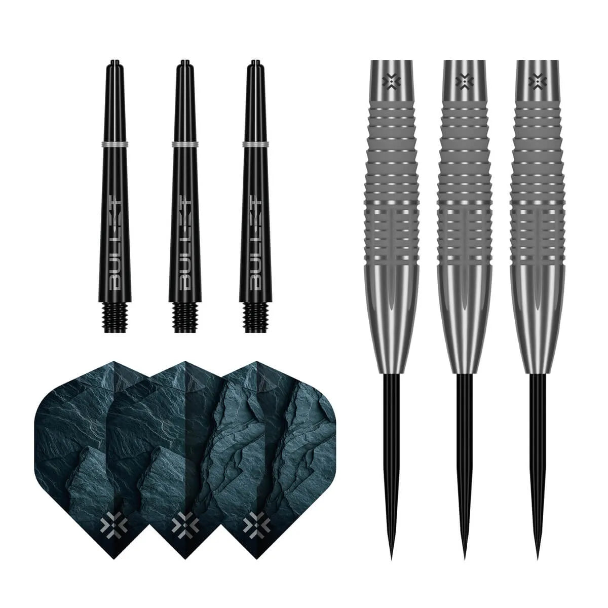 Bullet Monolith 90% Tungsten Steel Tip Darts-3-23 GRAM-Premier Darts