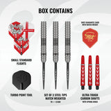 Shot Michael Smith Series II TP 90% Steel Tip Darts-3-22 GRAM-Premier Darts